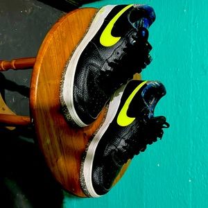 Black & lime Green Air Force 1 LIKE NEW